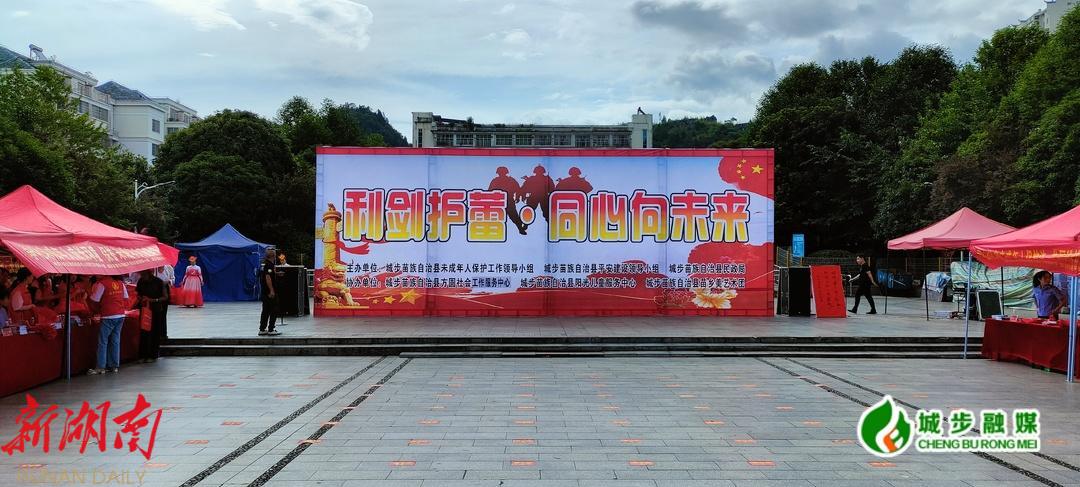 城步开展“利剑护蕾·同心向未来”集中宣传活动_邵阳头条网